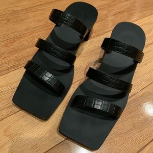 ASOS black sandals